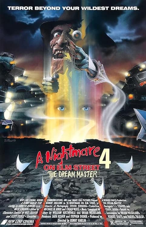 A Nightmare on Elm Street 4: The Dream Master film posteri