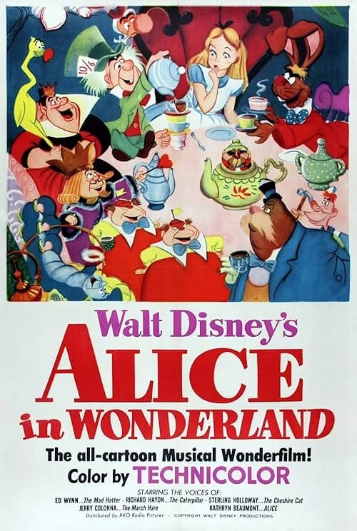 Alice in Wonderland film posteri