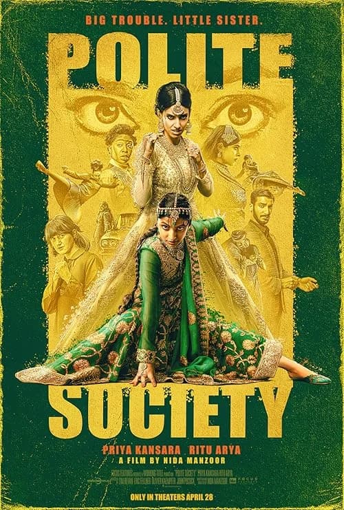 Polite Society film posteri
